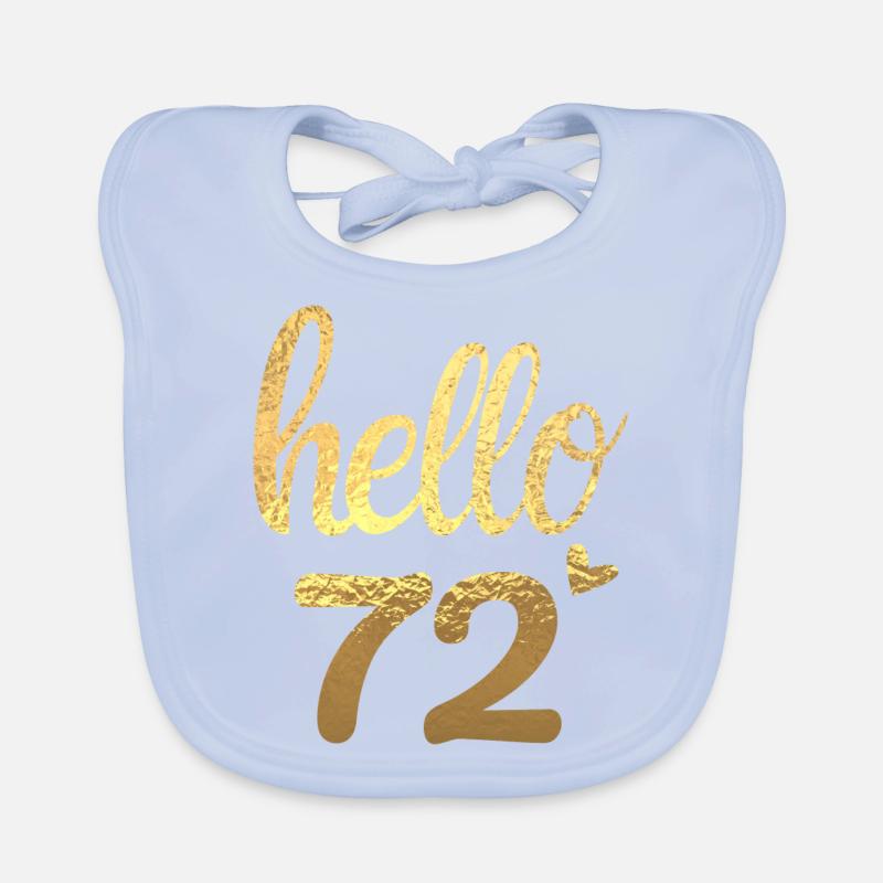 Hello 72 doré Bavoir bio Bébé
