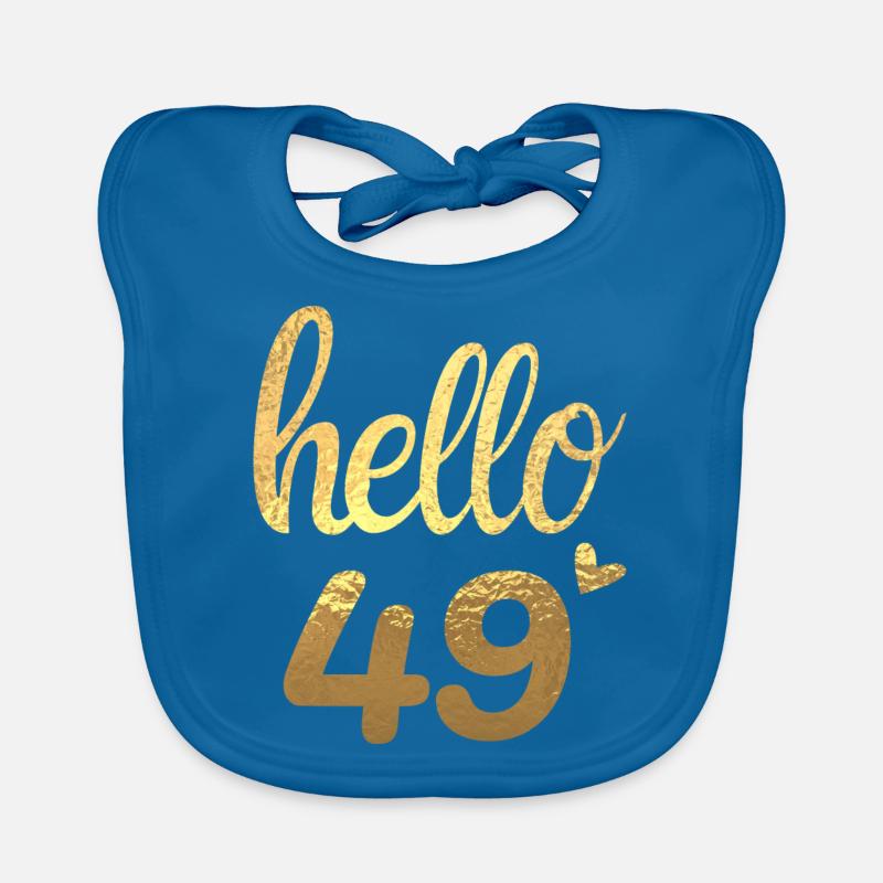 Hello 49 doré Bavoir bio Bébé