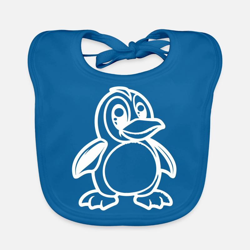 Bande dessinée Pingouin Bavoir bio Bébé