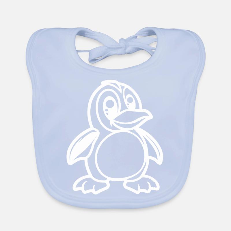 Bande dessinée Pingouin Bavoir bio Bébé