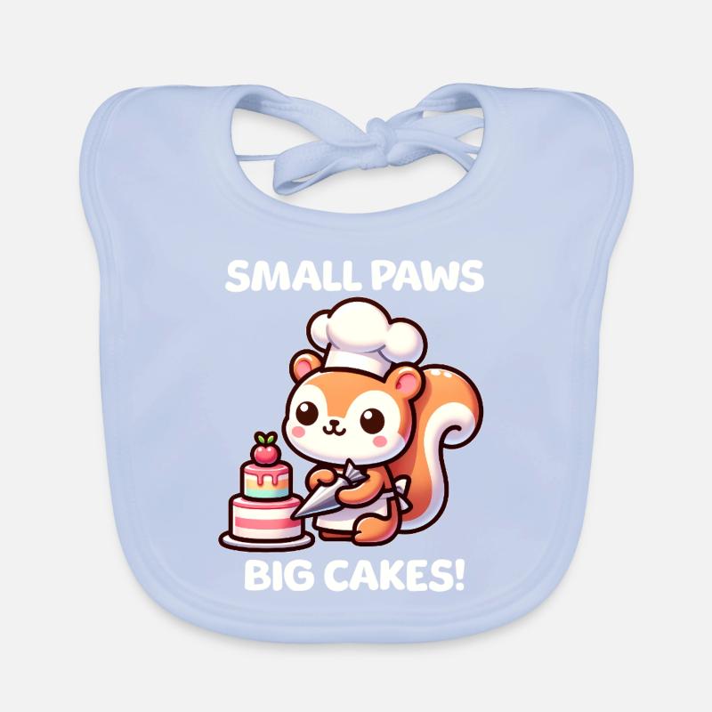 Gebäck Eichhörnchen Baby Bio-Lätzchen