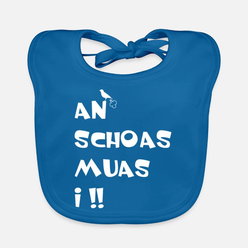An Schoas muas i Baby Bio-Lätzchen