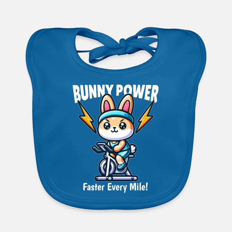 Rabbit spin bike Organic Baby Bibs