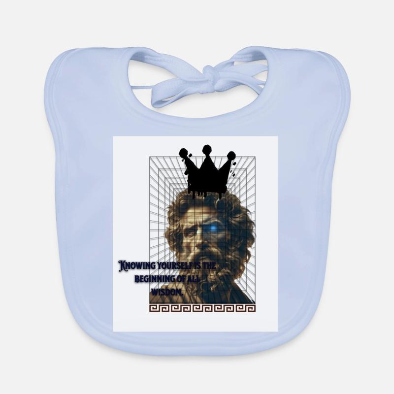 Self-knowledge – The origin of all wisdom Organic Baby Bibs
