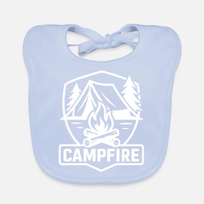 Tente de camping feu de camp Bavoir bio Bébé