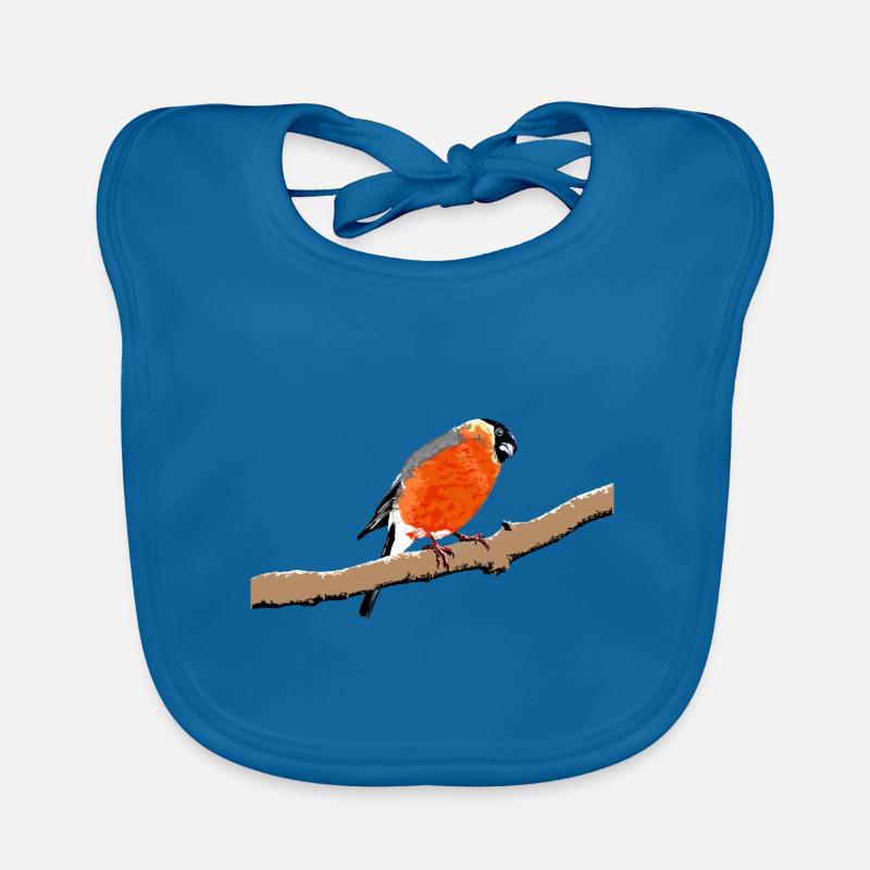 Dompfaff / Gimpel Baby Bio-Lätzchen