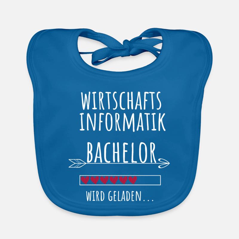 Wirtschaftsinformatik Studium Student Geschenk Baby Bio-Lätzchen