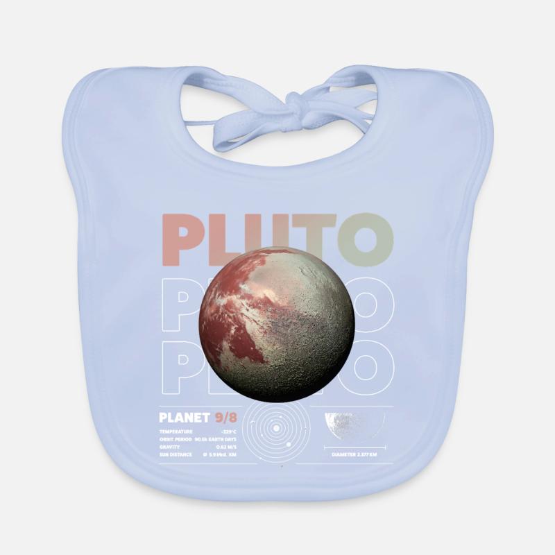 Pluto details Organic Baby Bibs