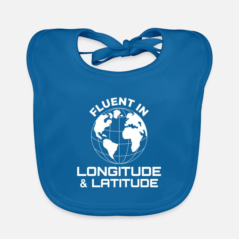 Fluent Longitude Latitude GIS Globe Bavoir bio Bébé