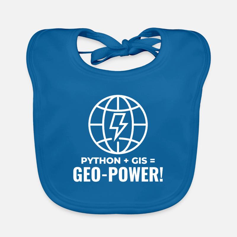Python GIS Geo-Power Programming Geospatial Organic Baby Bibs