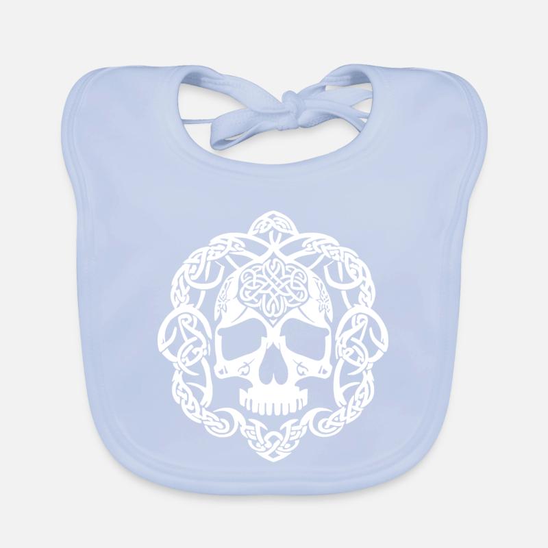 Nœud du Crâne Celtique Bavoir bio Bébé
