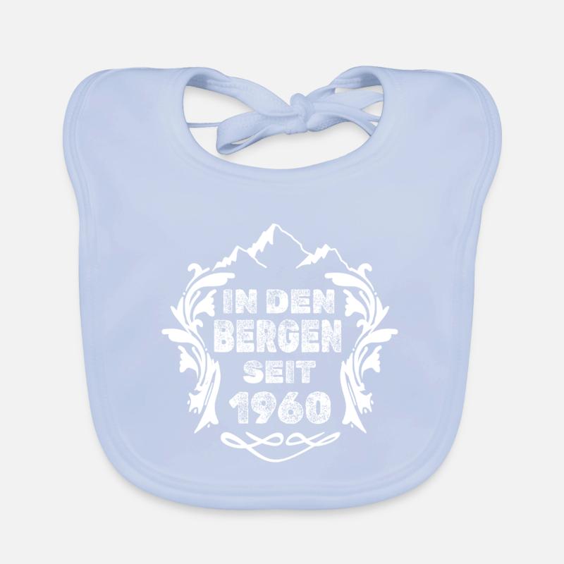 retro 1960 Organic Baby Bibs