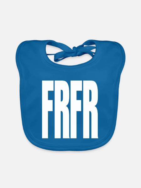 FOR REAL FOR REAL - Baby Bio-Lätzchen - Pfauenblau
