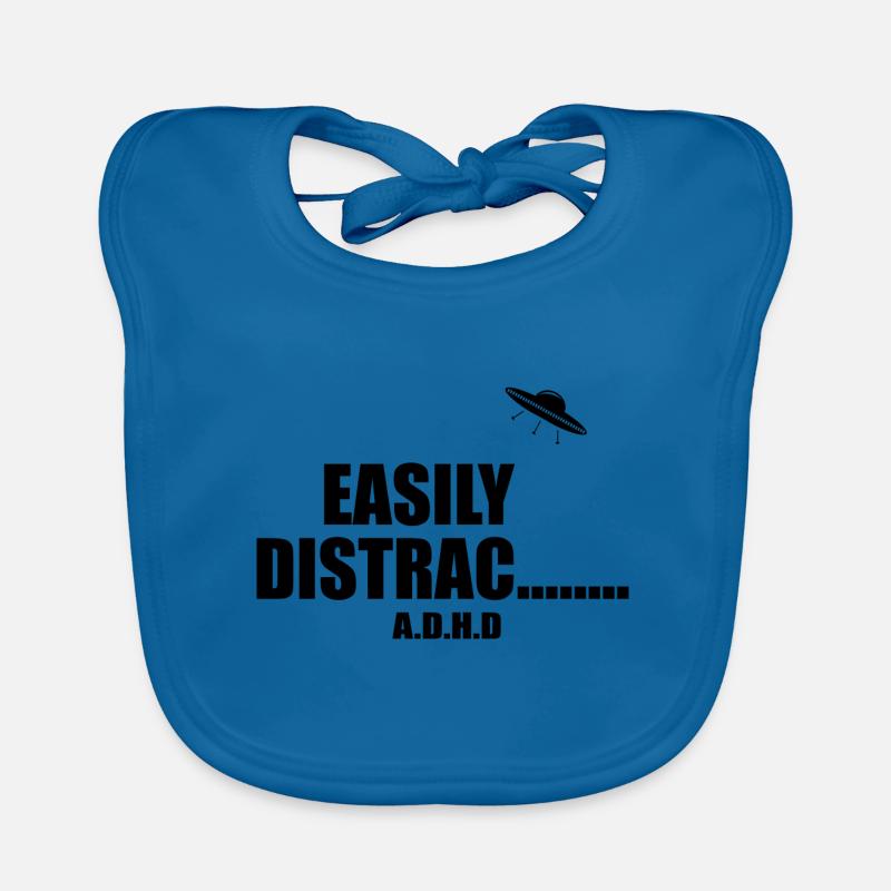 easily distracted adhd Organic Baby Bibs