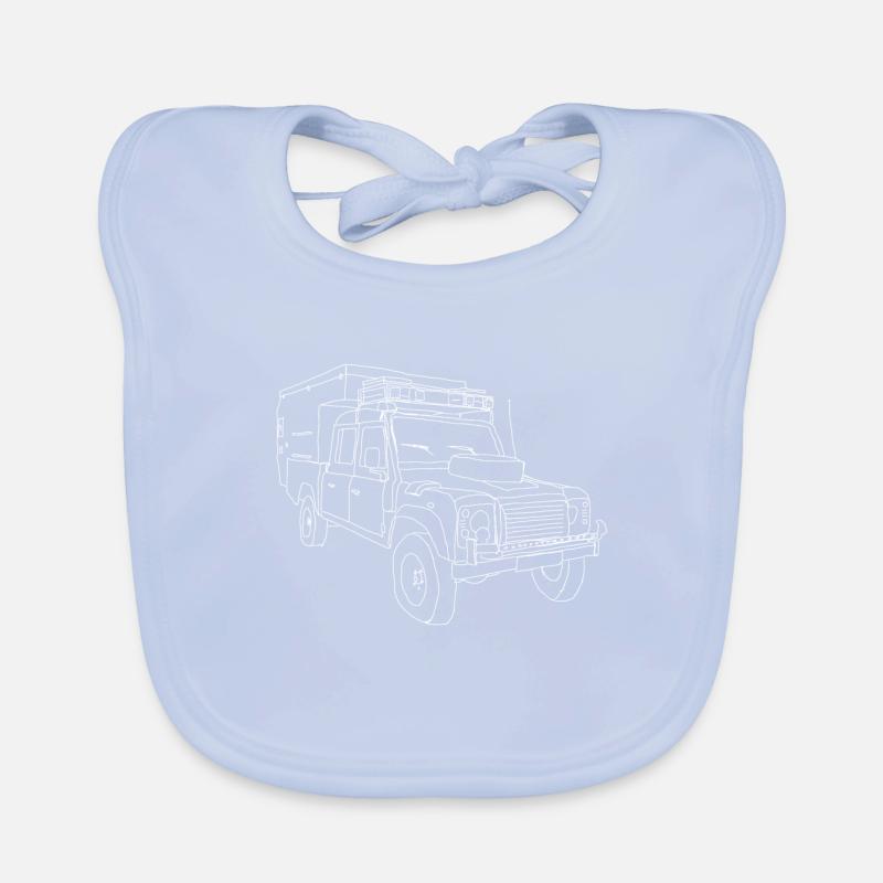Mon Defender White Bavoir bio Bébé