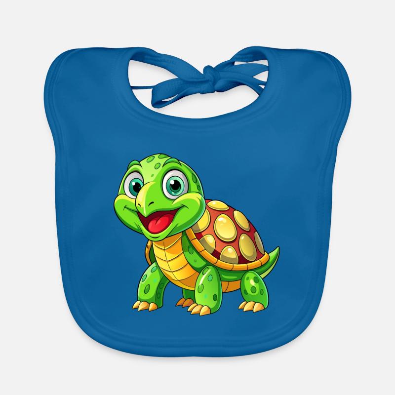 Mega Cute Turtle Organic Baby Bibs