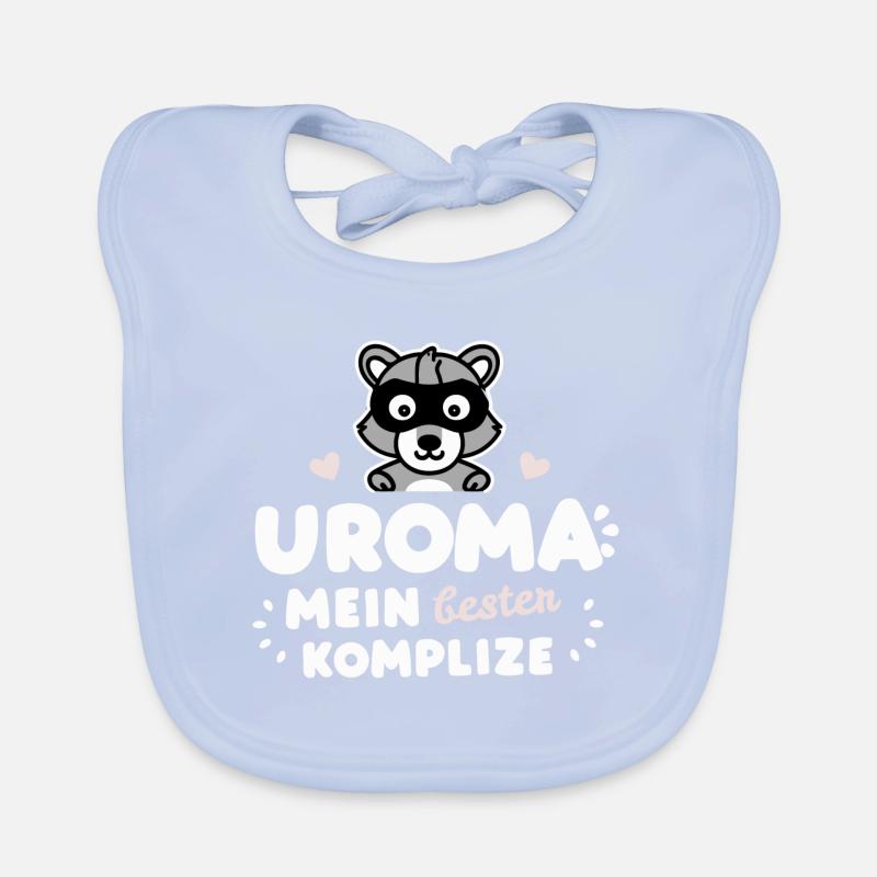 Uroma Komplize Geburtstag Urgroßmutter Muttertag Baby Bio-Lätzchen