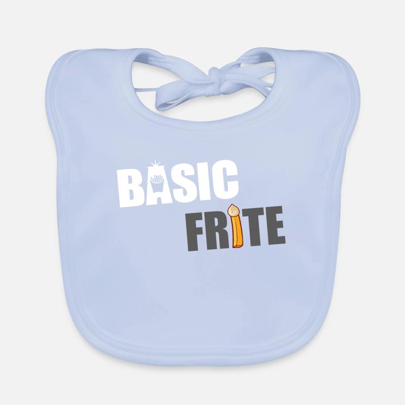 Basic frite 1 Bavoir bio Bébé
