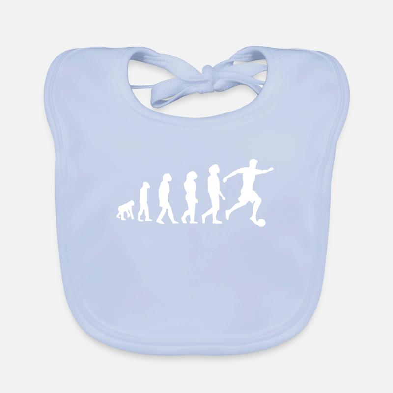 Football Evolution Organic Baby Bibs