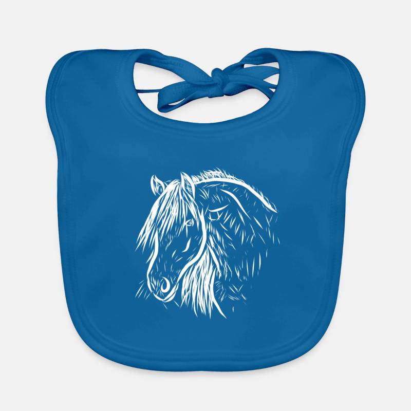 Cheval Bavoir bio Bébé