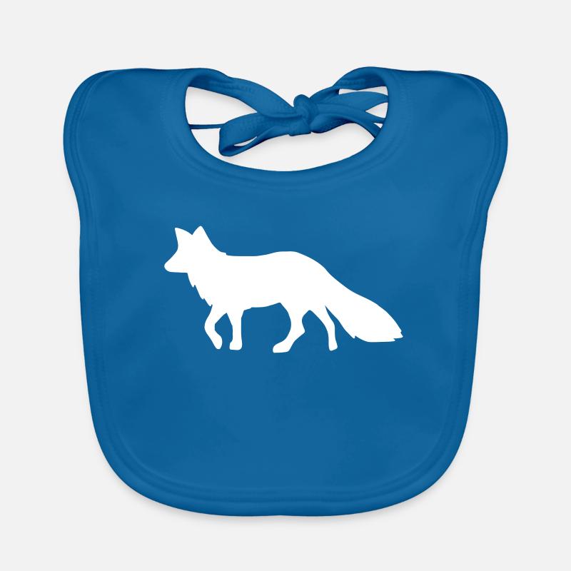 Fox white fox white Organic Baby Bibs
