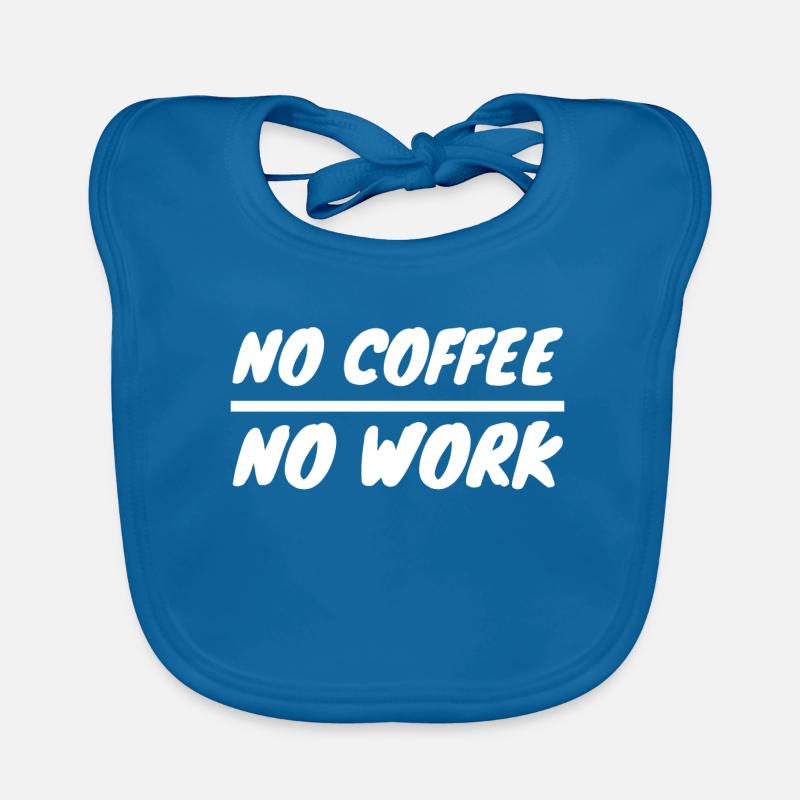 coffee - No coffee Organic Baby Bibs