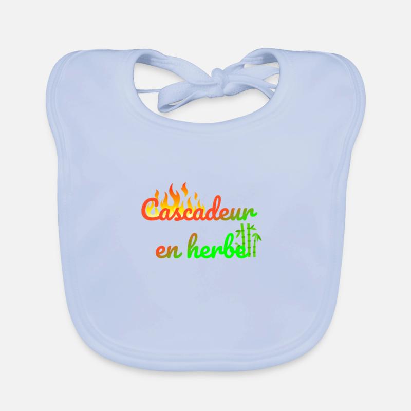 Budding stuntman Organic Baby Bibs