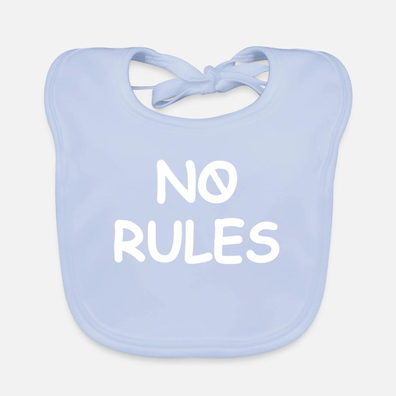 Pas de règles simple blanc Bavoir bio Bébé