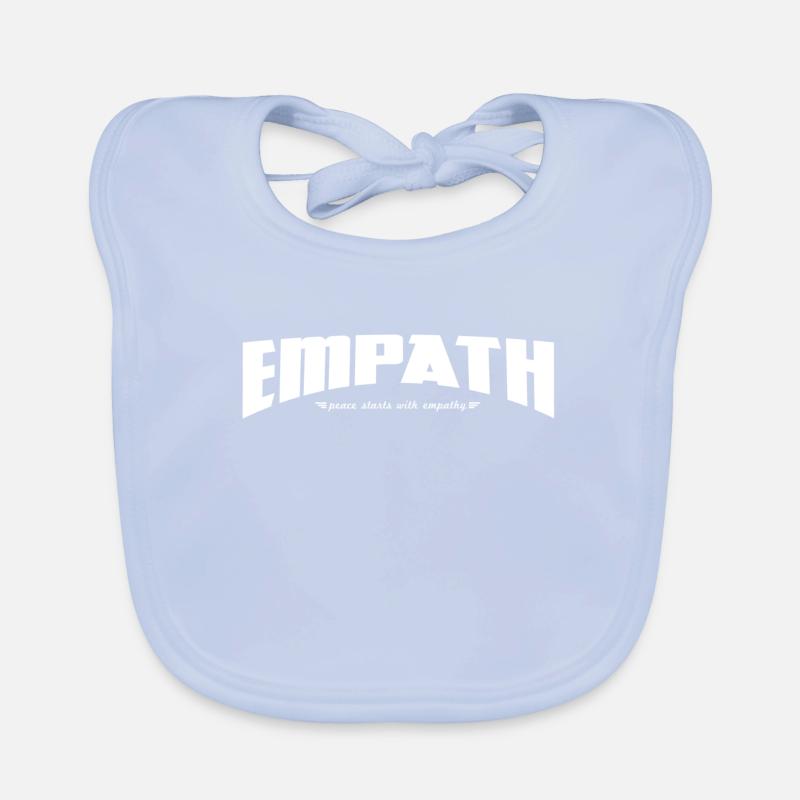 Empath white Organic Baby Bibs