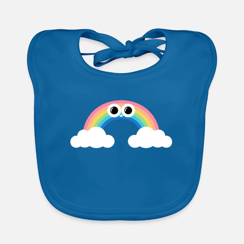 Rainbow, Regenbogen Baby Bio-Lätzchen