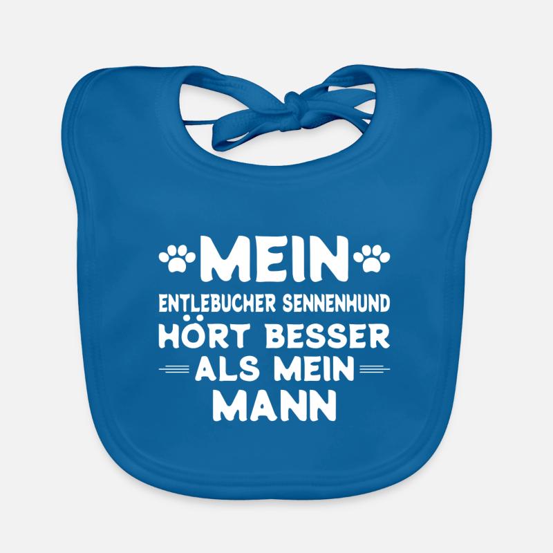 Entlebucher Sennenhund Ehemann Baby Bio-Lätzchen