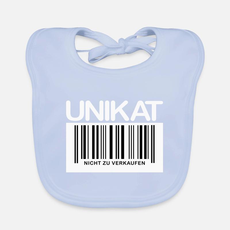 UNIKAT NICHT ZU VERKAUFEN Strichcode Baby Bio-Lätzchen