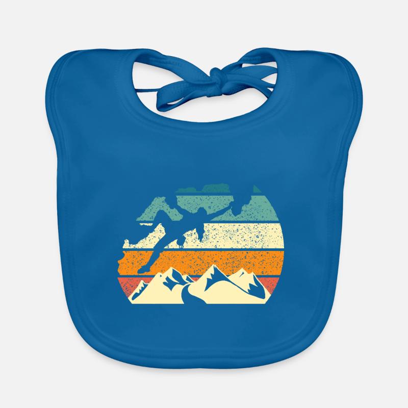climbing sport climbing climber climb rock climbing Organic Baby Bibs