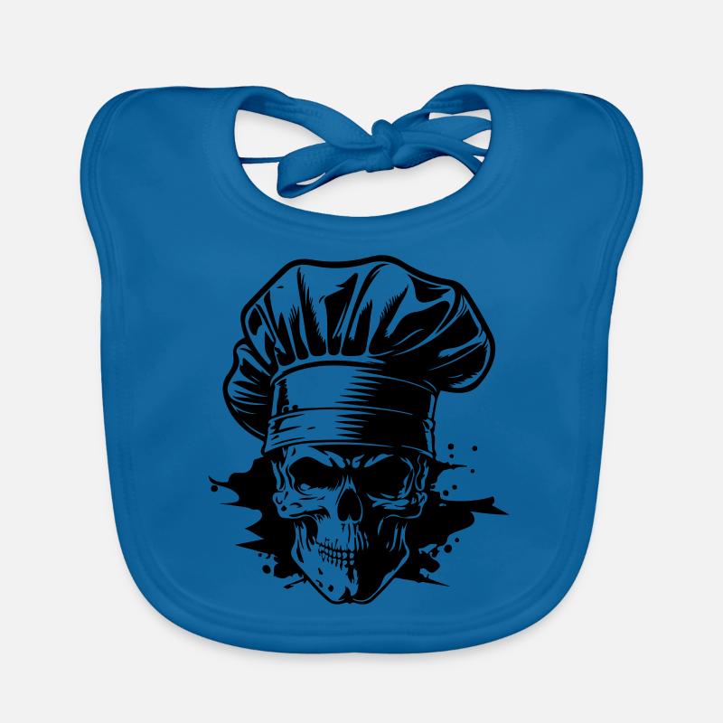 Chef Skeleton Chef Organic Baby Bibs