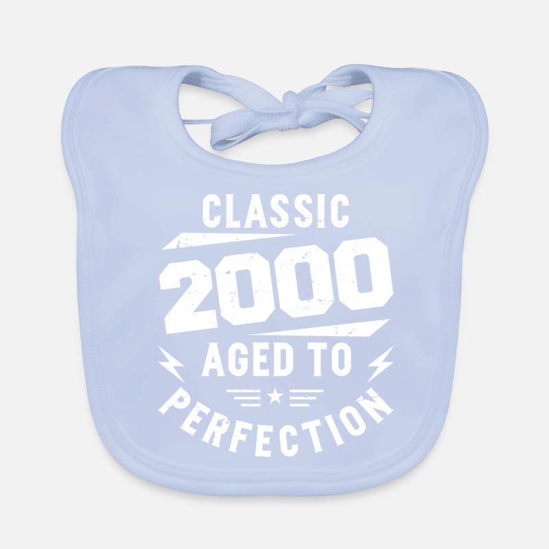 2000 Classic 2000 Vintage 2000 Jubiläumsgeschenk Baby Bio-Lätzchen