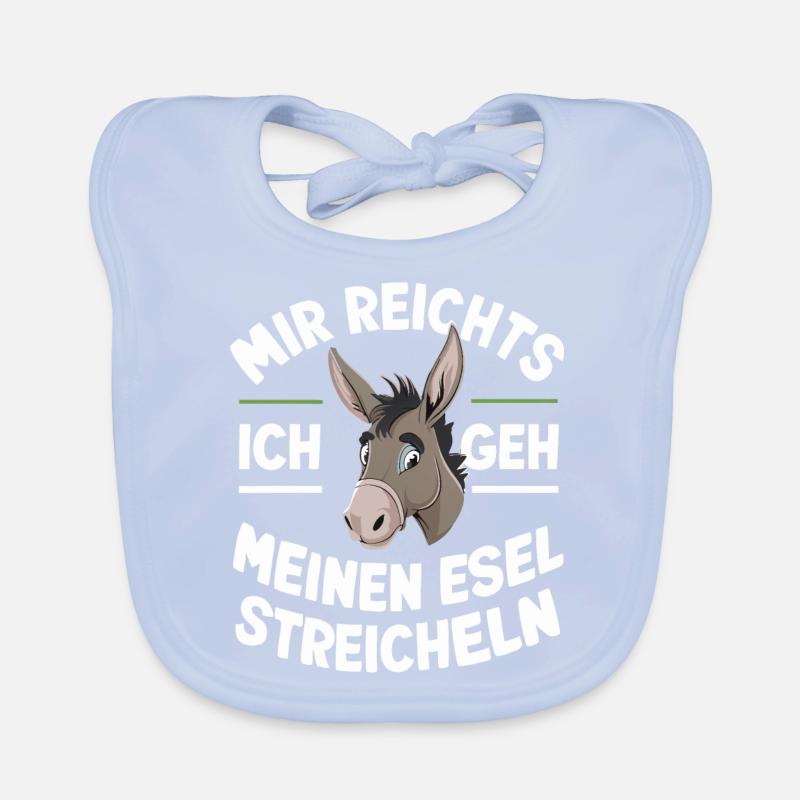 Âne âne mulet Muli Bavoir bio Bébé