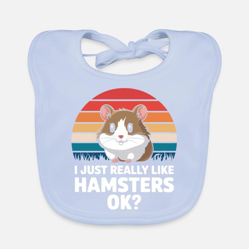 Hamster Organic Baby Bibs