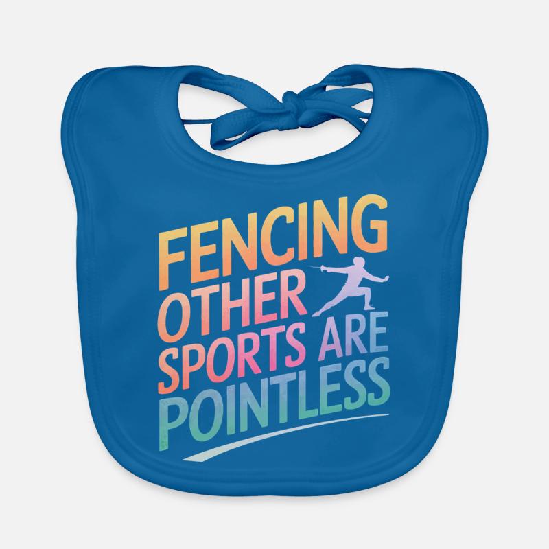 Fencing Fencers Organic Baby Bibs