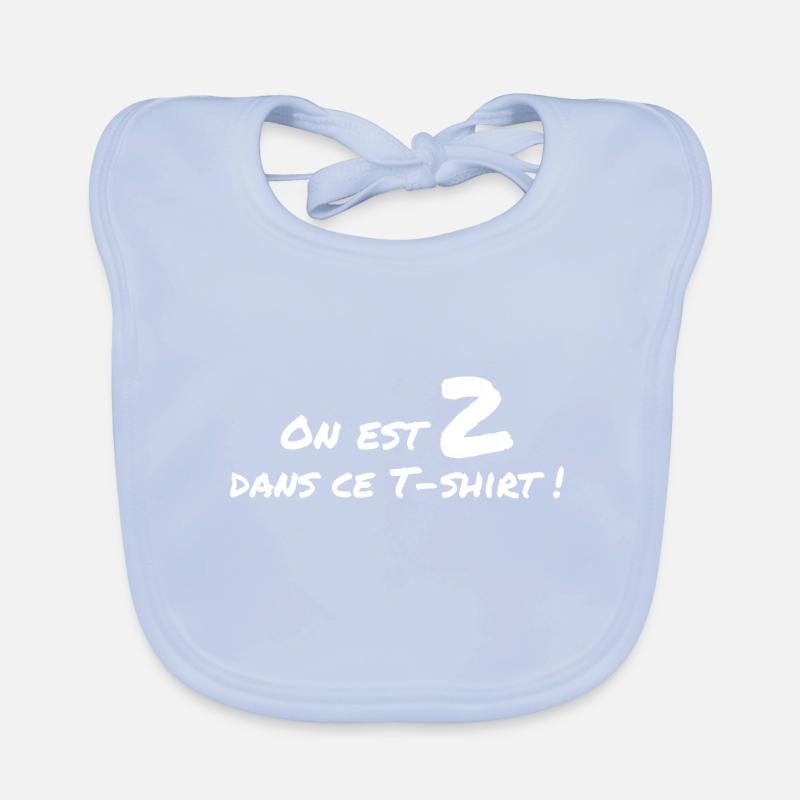 On est 2 Bavoir bio Bébé