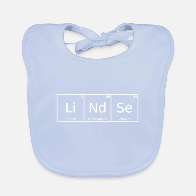 Lindse Name First Name Chemistry Periodic Table Elements Organic Baby Bibs