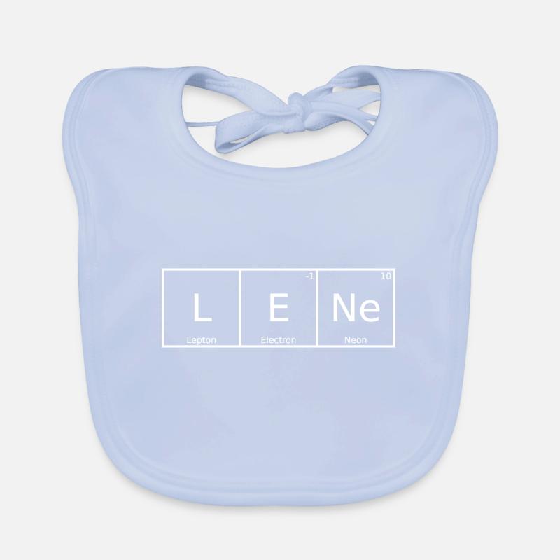 Lene Nom Prénom Chimie Éléments du tableau périodique Bavoir bio Bébé