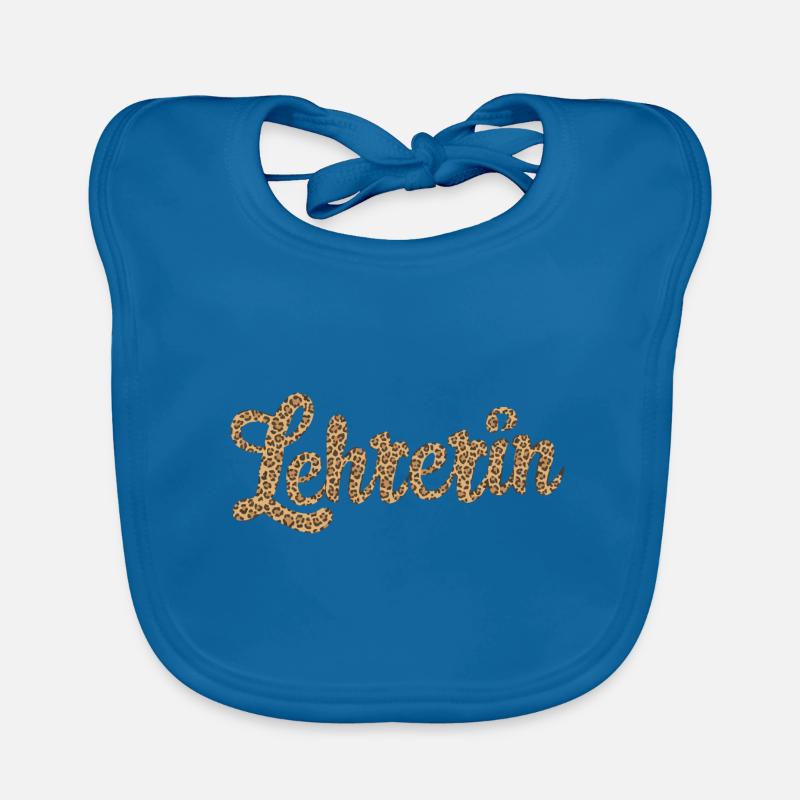Lehrerin Leopard Trendy Lehrer-Geschenk Idee Baby Bio-Lätzchen