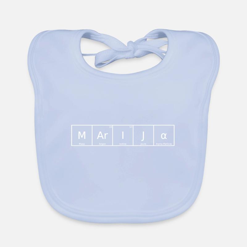 Marija Surname First name Chemistry Periodic Table Elements Organic Baby Bibs