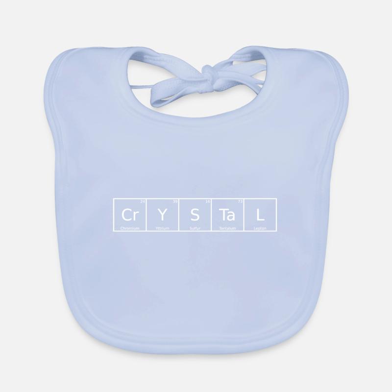 Crystal Name First Name Chemistry Periodic Table Element Organic Baby Bibs