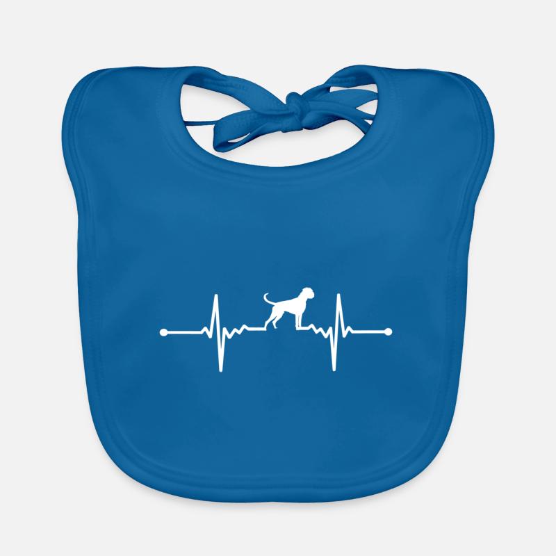 German Boxer - Boxer Dog Organic Baby Bibs
