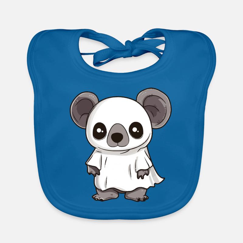 Koala Halloween Comic Geist Baby Bio-Lätzchen