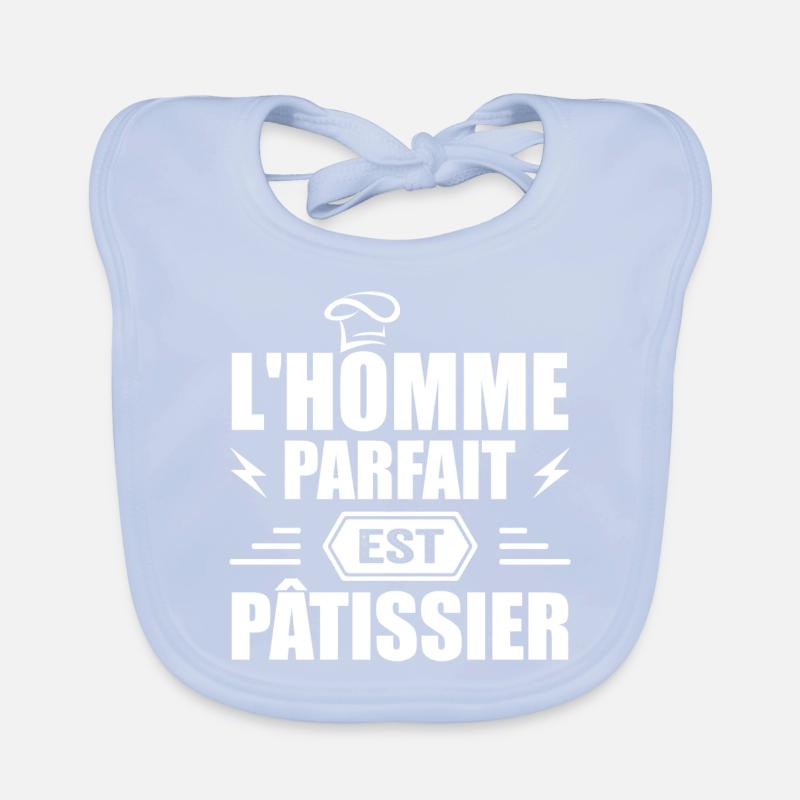 Der perfekte Mann ist Konditor Konditor-Geschenk Baby Bio-Lätzchen