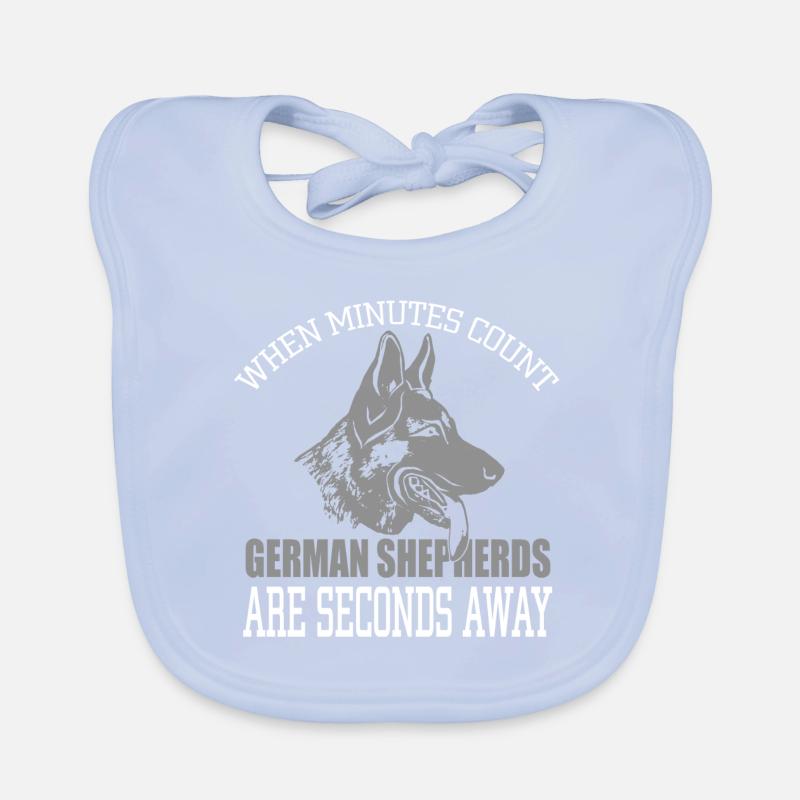 German Shepherds Organic Baby Bibs
