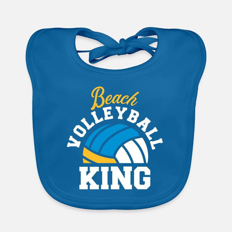 Beachvolleyball Baby Bio-Lätzchen