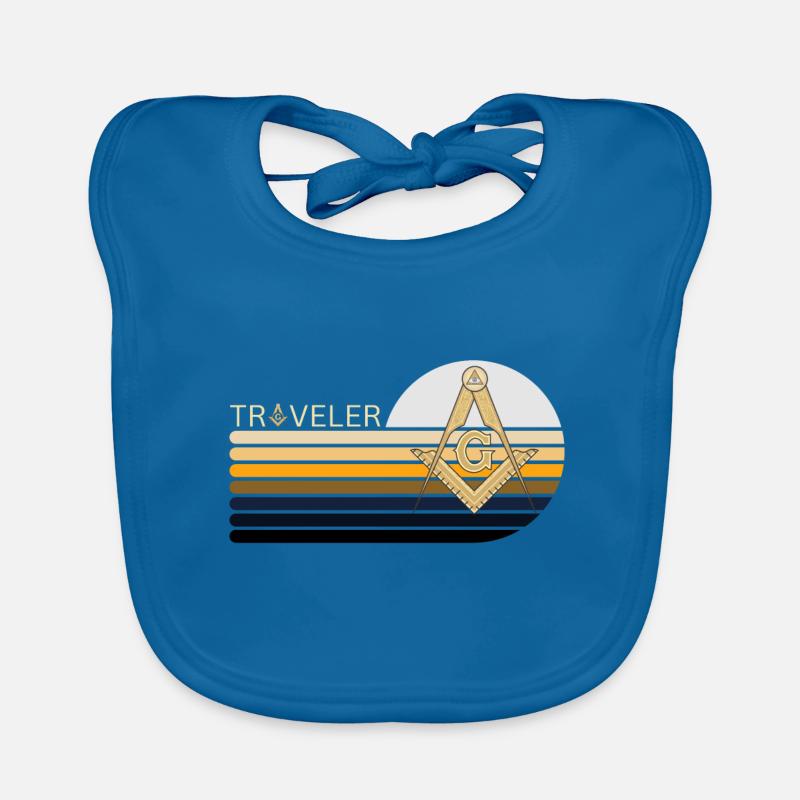 Freemasons Freemasonry Compass Tshirt Organic Baby Bibs